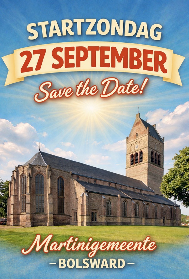 Startzondag, 27 september 2026